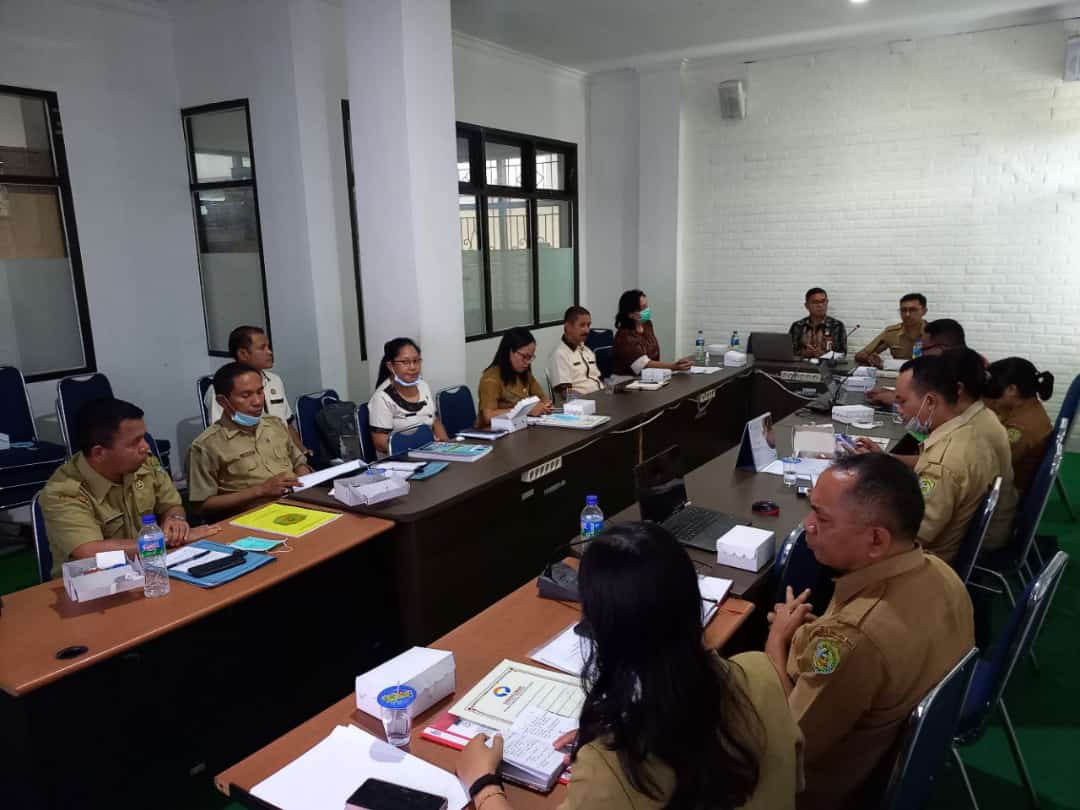 Rapat Evaluasi standar pelayanan Publik bersama ombudsman